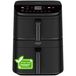 Cosori CAF-DC121-AEUR Dubbel 10,8 l Vrijstaand 2630 W Friteuse à air chaud Noir