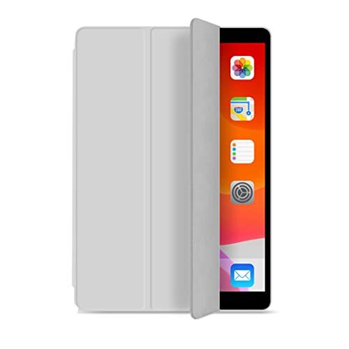 yeliot Beschermhoes compatibel met iPad Pro 11 inch 2022/2021/2020/2018, flexibele TPU-achterkant met penhouder, automatische wekker/slaap, opvouwbare standaard