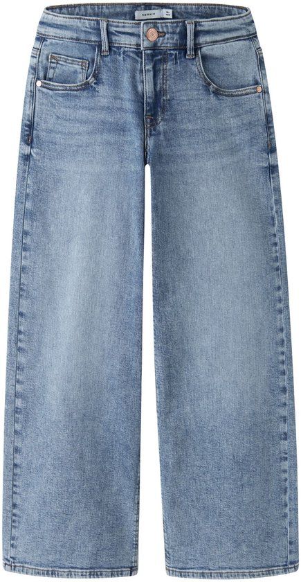 Name It Meisjes Jeans Broek Katoen Blauw Maat 116