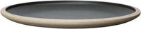 ByOn Bord 'Fumiko' Zwart Aardewerk Rond 26 cm