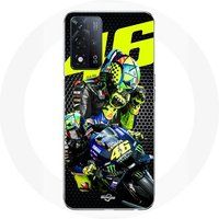 Oppo Etui maniacase voor Oppo A93 5G 46 Valentino Rossi Logo Motogp monster