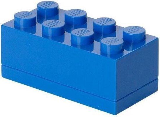 LEGO Opbergbox Mini Brick 8 - Blauw