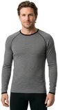 Loeffler Transtex Merino Lange Mouwen Basislaag Grijs 54 Man