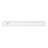 Aristo College liniaal AR23040, transparant, met inktrand en facet, 40 cm