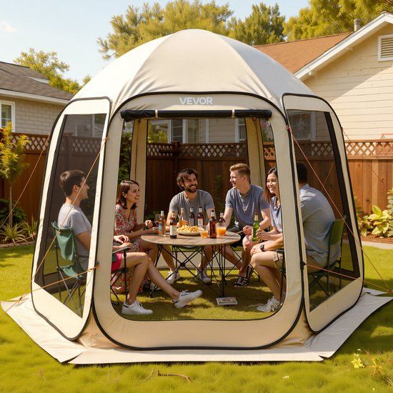 Vevor Pop-Up Tent, 304.8 x 280.4 cm, Beige