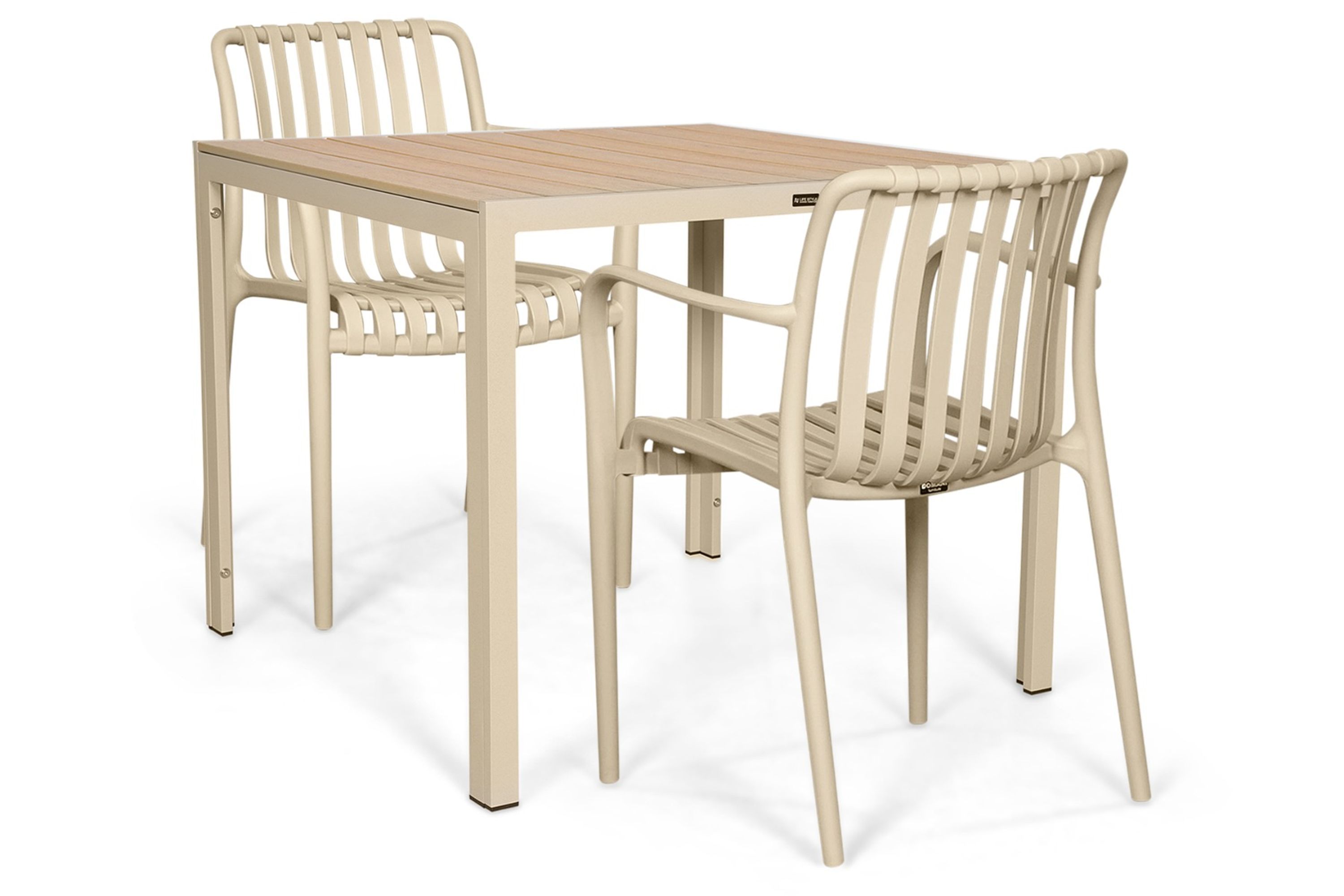 Domani Furniture Domani Alba/Creta 90x90 cm dining tuinset 3-delig