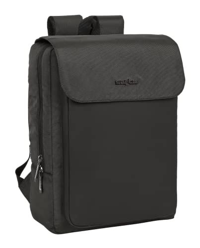 Safta - Rugzak met laptopklep 13,3 inch + USB Business Grijs 29 x 39 x 12 cm, meerkleurig (642202359)