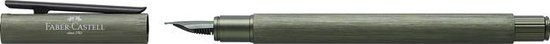 Faber-Castell Vulpen NEO Slim Aluminium Olijfgroen F