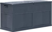 vidaXL Opbergkist 320 L zwart