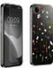 kwmobile telefoonhoesje voor Apple iPhone 17e / iPhone 16e - Back Cover - TPU - Meerkleurig / Transparant - Bloemen - Met glazen schermbeschermer