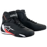 Alpinestars Sektor Motorschoenen Zwart Wit Rood Fluo Maat 44/45