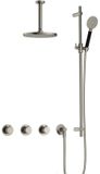 Hotbath Cobber X - CX7067 - Inbouw Regendoucheset - Geborsteld Nikkel