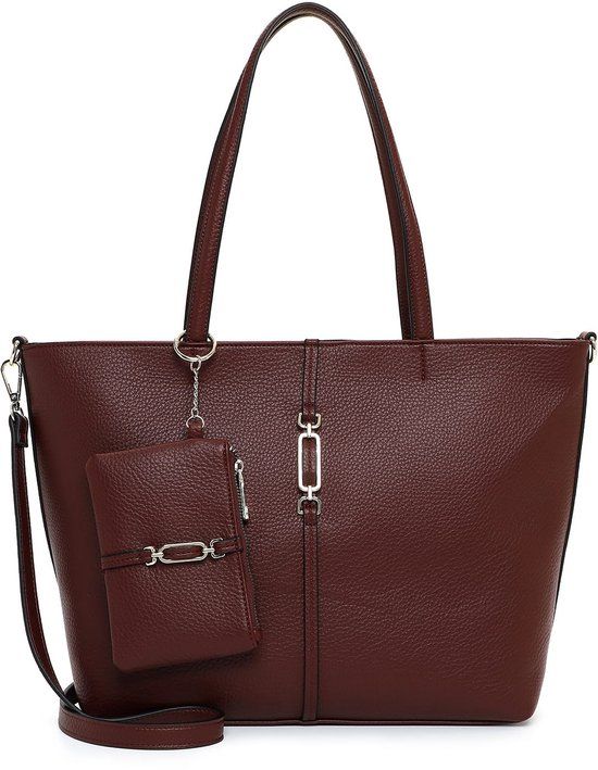 EMILY & NOAH Shopper E&N Lewe (65725) - Dames handtassen - wine 690