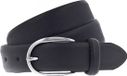 Vanzetti Leren Riem Classics 30mm Cambered Leather Belt W110 Black Zwart