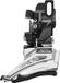 Shimano Deore FD-M6025 Voorderailleur 2x10-speed Down Swing Zwart