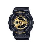 Casio Baby-G BA-110X-1AER Dames Horloge - Zwart/Goudkleurig