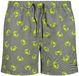 CMP Short de bain rayé pour homme, taille L, vert olive