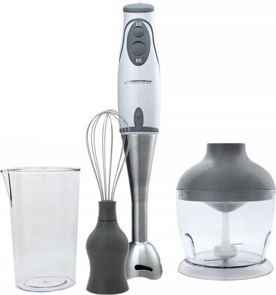 Esperanza Pesto Staafmixerset - Grijs - 450W