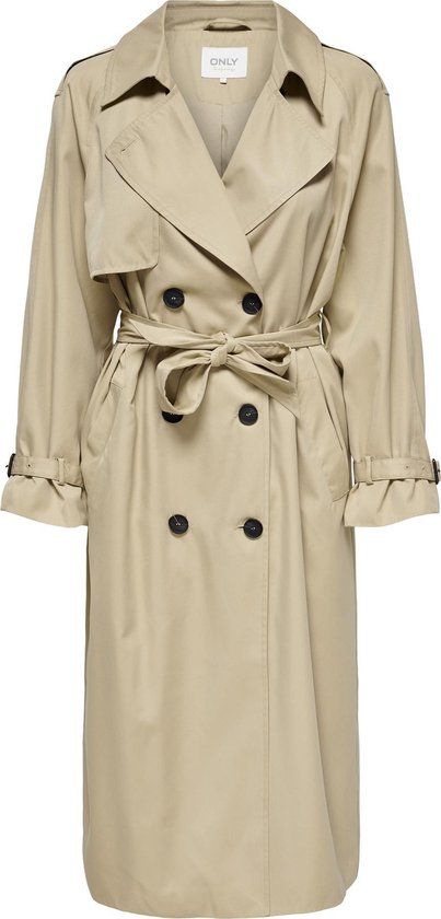 ONLY ONLCHLOE Trenchcoat Double B. OTW NOOS Women's Jacket - Size XL - Tannin