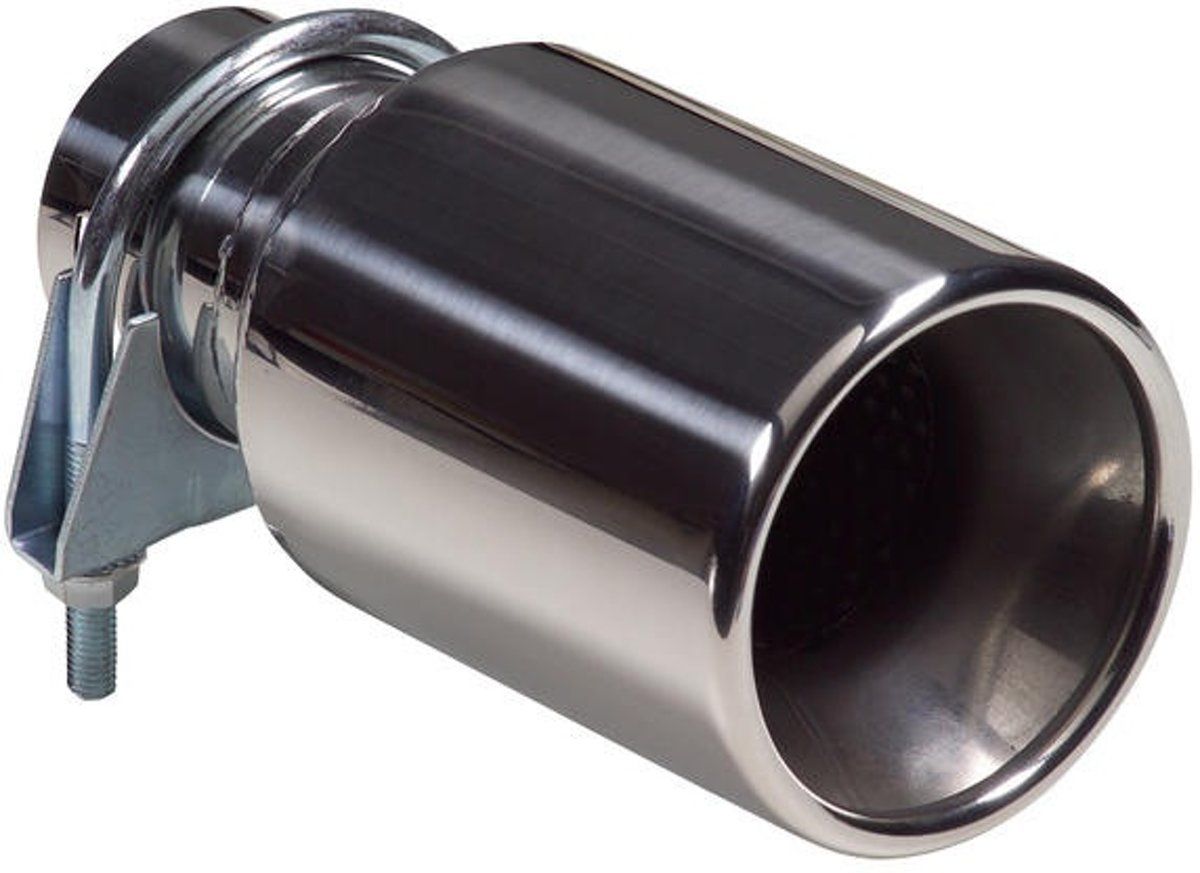 AutoStyle Uitlaatsierstuk Rvs Rond 40-58 Mm 18 Cm Chroom