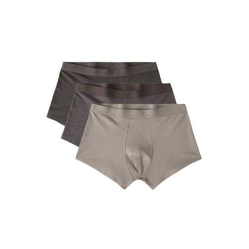 Mango Man boxershorts - bruin (set van 3)