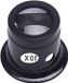 Loupe de bijouterie sans marque - Loupe - Affichage des détails - Grossissement 10x - Format compact - Noir