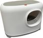 Petlux Clean Kattenbak - Grijs & Wit - 58x38x38 cm - Gesloten Kattentoilet