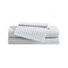 Eddie Bauer Queensize lakenset, katoenen percal beddengoedset, superzacht en gezellig huisdecoratie, Oeko-Tex gecertificeerd (Ticking Stripe Grey, Queen)