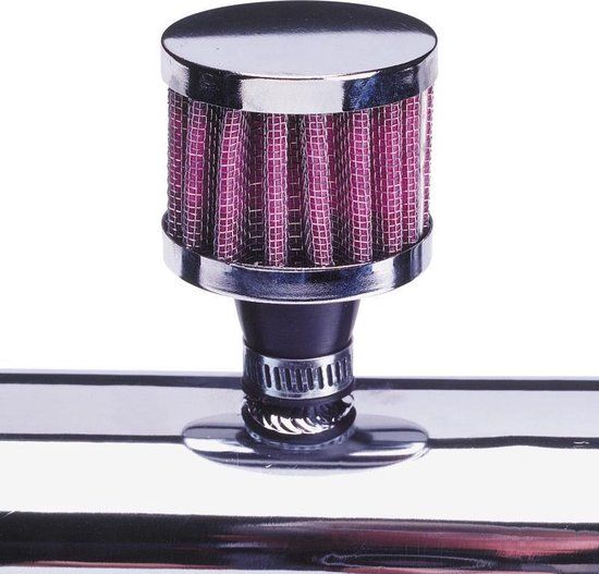 AutoStyle Universeel Carterontluchtingsfilter - 12mm - Roze
