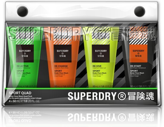 Superdry Sport Body Spray Trio Set