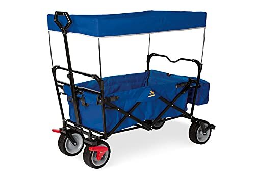 Pinolino Vouwbare Bolderwagen Paxi dlx met remmen blauw