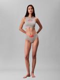 Calvin Klein Bralette - Soutien léger - Coton/Élasthanne - Gris