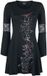 Alchemy England Bleeding Rose Dames Midi-jurk - zwart - XXL