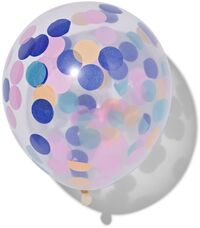 HEMA Confetti Ballonnen - 6 Stuks (multicolor)