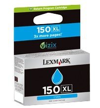 Lexmark 14N1615E single pack / cyaan