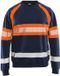Blåkläder Sweater High Vis 3359-1158 - Marineblauw/Oranje - XXL