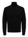Only & Sons Trui Onsloui Reg 12 Mel Roll Knit Noos 22030071 Black Mannen Maat - XXL