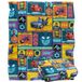 BATWHEELS Silky Touch Super Soft Sprei Deken 152 x 127 cm