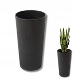 Lilia Jumper Pot Z Wkładem Ø19cm H36cm Mat Zwart