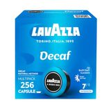Lavazza A Modo Mio Dek Cremoso, 256 koffiecapsules, voor een cafeïnevrije espresso met aromatische noten van amandelen en canditis, 100% Arabica, intensiteit 7/13, medium roostering, 16 verpakkingen