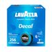 Lavazza A Modo Mio Dek Cremoso, 256 koffiecapsules, voor een cafeïnevrije espresso met aromatische noten van amandelen en canditis, 100% Arabica, intensiteit 7/13, medium roostering, 16 verpakkingen