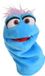 Living Puppets Buffalo handpop - Blauw dier voor kinderhanden - 25cm
