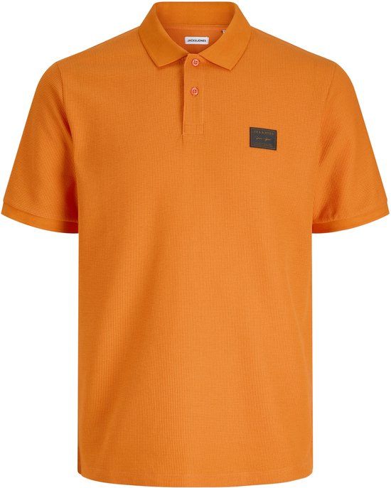 JACK&JONES JJDAYTONA POLO SS SN Heren Polo L Oranje