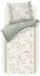 Kili Flower Ensemble de literie Kili Flower, motif floral, blanc, dimensions : 200x200 cm + 2 taies d'oreiller de 80x80 cm
