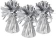 Folat poids de ballon - 3x - argent mat - 170 gramme - grappes de ballons à l'hélium