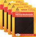 Deltafix 4x feutre anti-rayures - feuille découpée - noir - 90 x 100 mm - rectangle - auto-adhésif - feutre de protection pour meubles