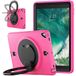 YEQIU Case voor iPad 10.2 9e/8e/7e generatie 2021/2020/2019 met 360 graden draaibare kickstand, modieuze schokbestendige hoes met potloodhouder en handriem