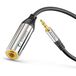 sonero® Premium hoofdtelefoonadapter, 0,20 m, 3,5 mm jack stekker naar 6,3 mm aansluiting, zwart