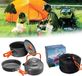 Shenzhen Haorui Industrial Technology Co., Ltd. Set de cuisine de camping, aluminium, léger