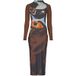 Desigual Lange Jurk VEST LINCOLN